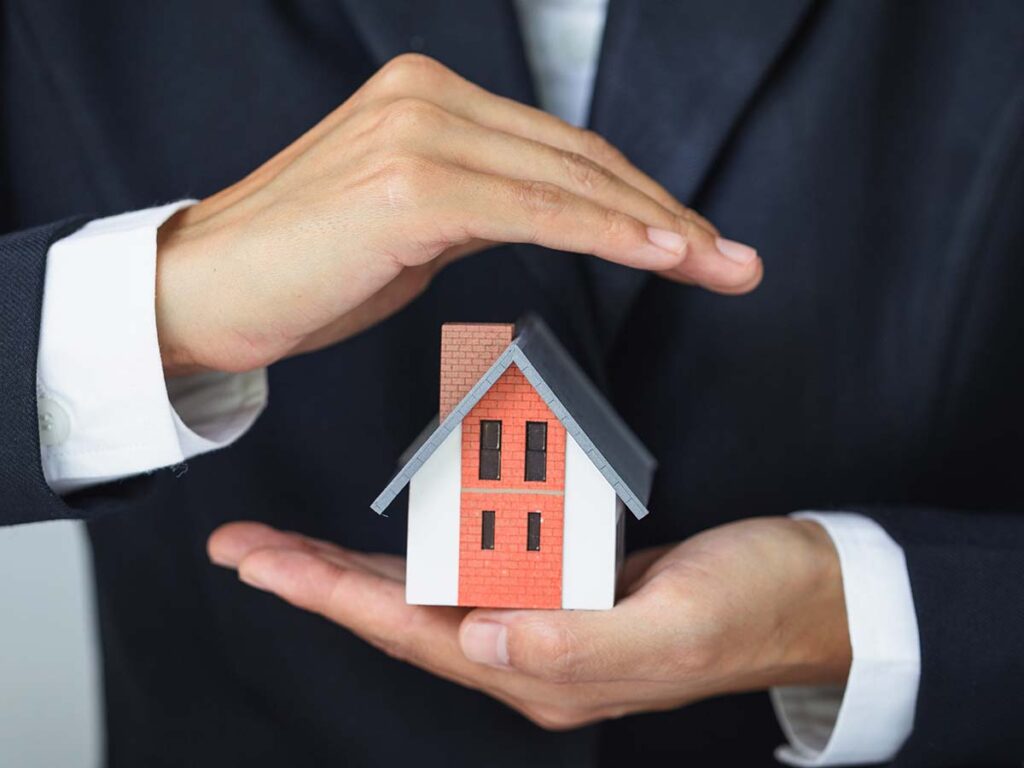 covering a house with insurance